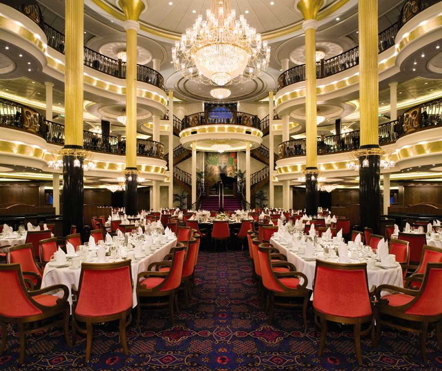 El impresionante Restaurante del Liberty of the Seas